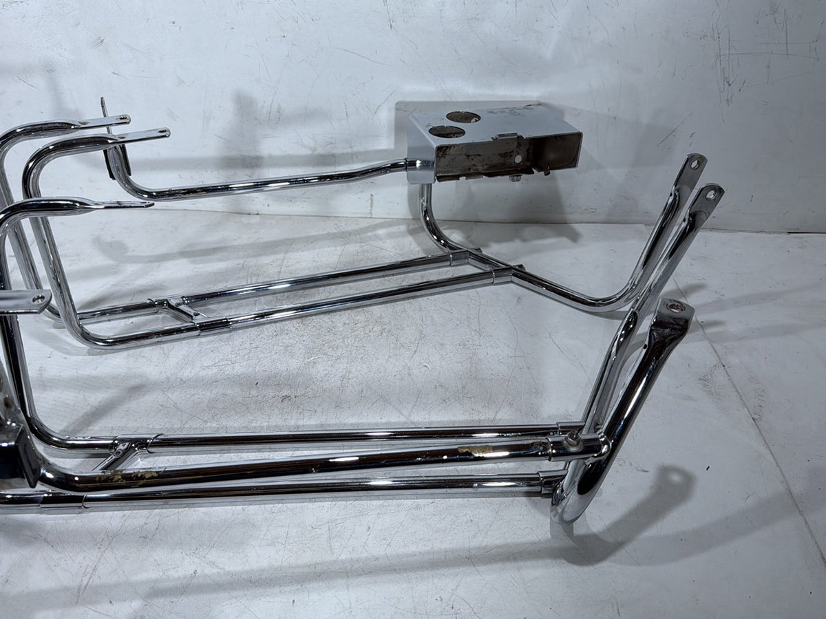 1990 Harley Electra Glide Touring OEM Rear Left Right Saddlebag Guard Rails Bar