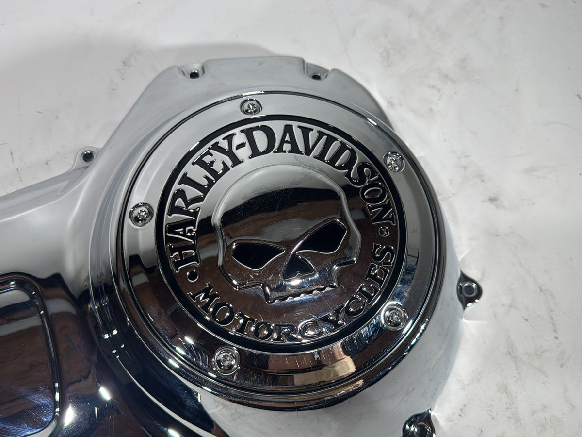 14 Harley Street Glide Touring Outer Primary Clutch Cover Willie G SKULL