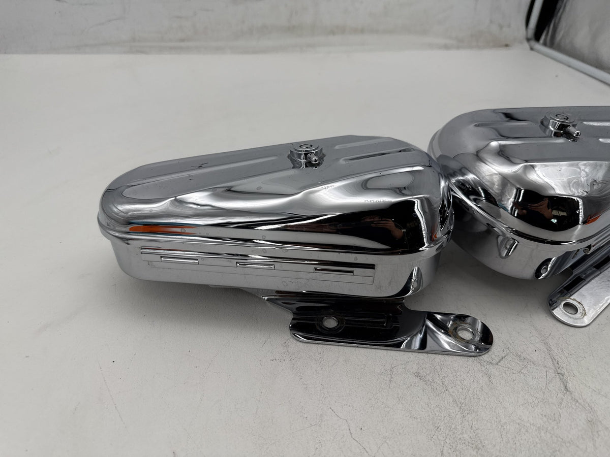 2008 Harley Softail Kidney Left Right Storage Media Compartment Glove Box NO Key