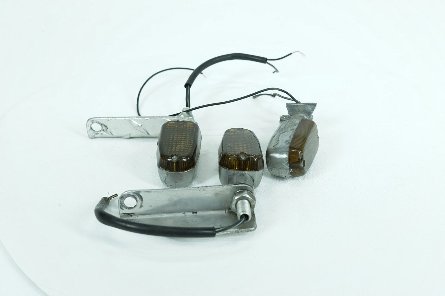 1984 - 1990 Harley-Davidson Sportster Evolution Front Left Right Turn Signal Indicators 68405-86