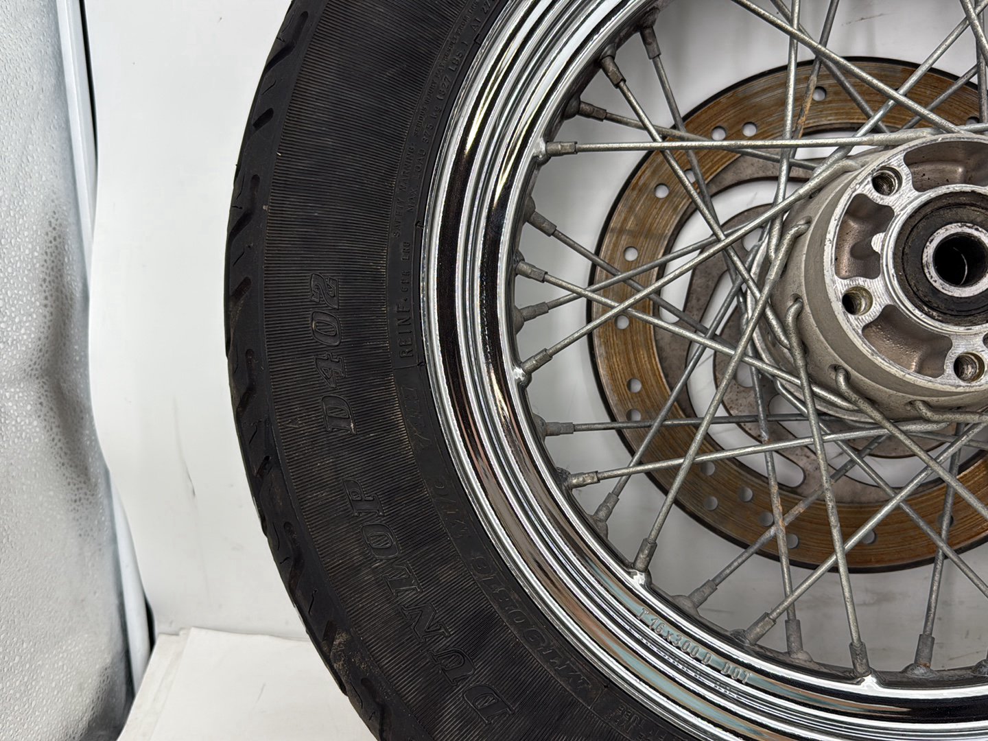 2000 Harley Softail FLSTC Heritage Classic OEM Rear Wheel Rim Tire Spoked