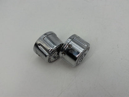 1986 - 1998 Harley-Davidson Softail Heritage Classic Front Wheel Axle Nut Covers Caps 43163-08A