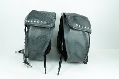 2007 - 2012 Harley-Davidson Softail Heritage Classic Rear Left Right Saddlebags Luggage Leather  	90476-06A