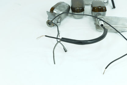 1984 - 1990 Harley-Davidson Sportster Evolution Front Left Right Turn Signal Indicators 68405-86