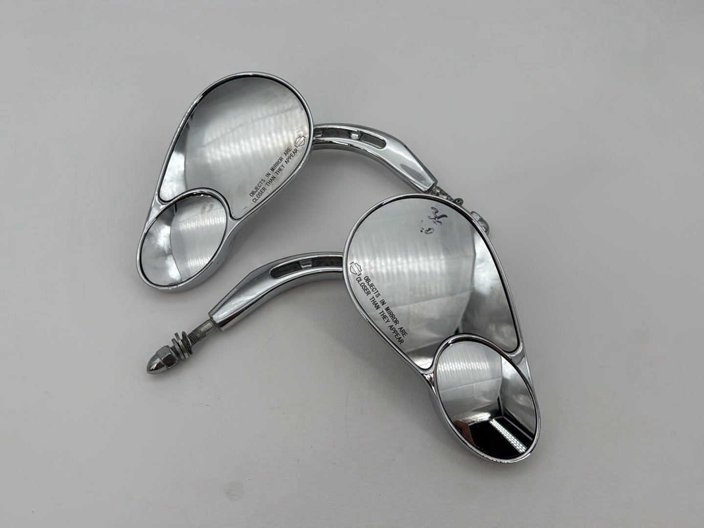 2007 Harley Softail Heritage Classic FLSTC OEM Left Right Rear View Mirror