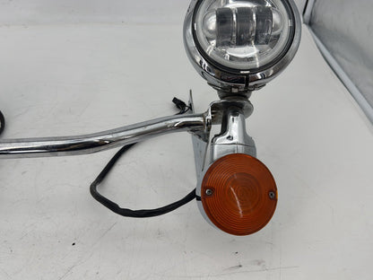 2008 Harley Touring FLHT Electra Glide OEM Front Turn Signal Indicators Aux Light Bar