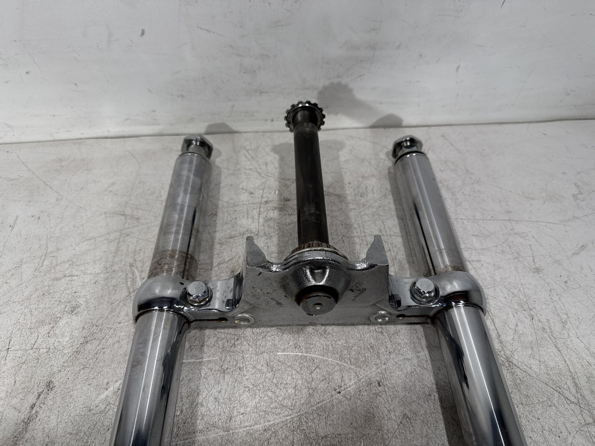 2002 Harley Dyna Wide Glide FXDWG OEM Front Left & Right Fork Legs Sliders