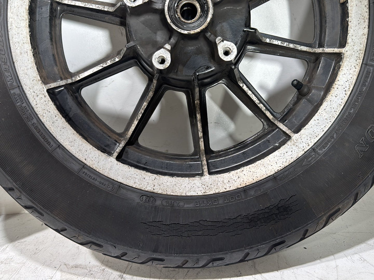 1997 Harley Road King Touring Police Front & Rear Wheel Rim Tire 43402-87A 16"