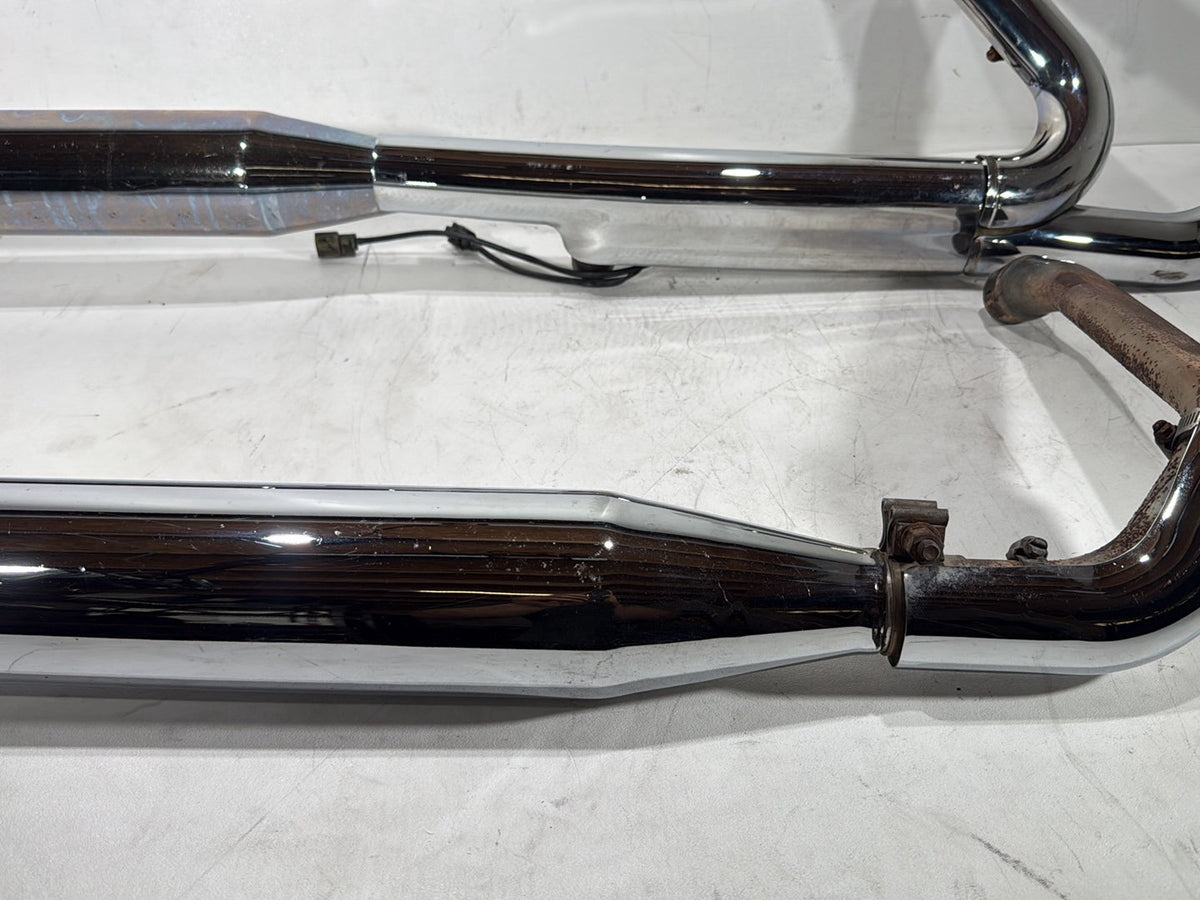 13 Harley Electra Glide Touring Ultra Exhaust Header Pipes Muffler Vance & Hines