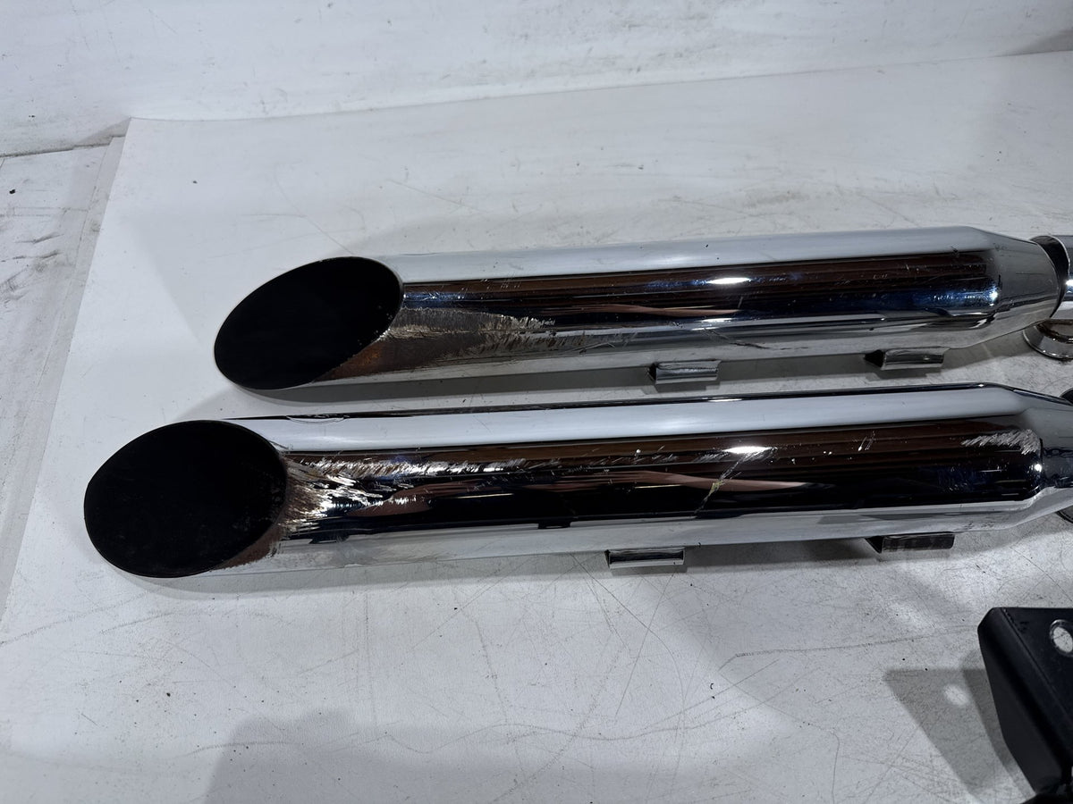 04 Harley Heritage Softail Classic FLSTCI Exhaust Header Pipes Muffler S & S