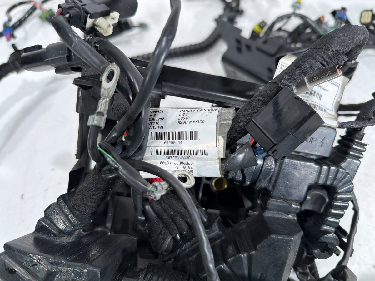 2012 Harley Dyna Fat Bob FXDF 103 OEM Main Wire Wiring Harness Loom ABS 71075-12