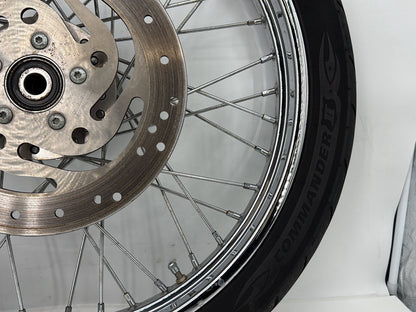 2004 - 2013 Harley-Davidson Sportster 883 Custom Front Wheel Rim Tire Spoked 44610-05