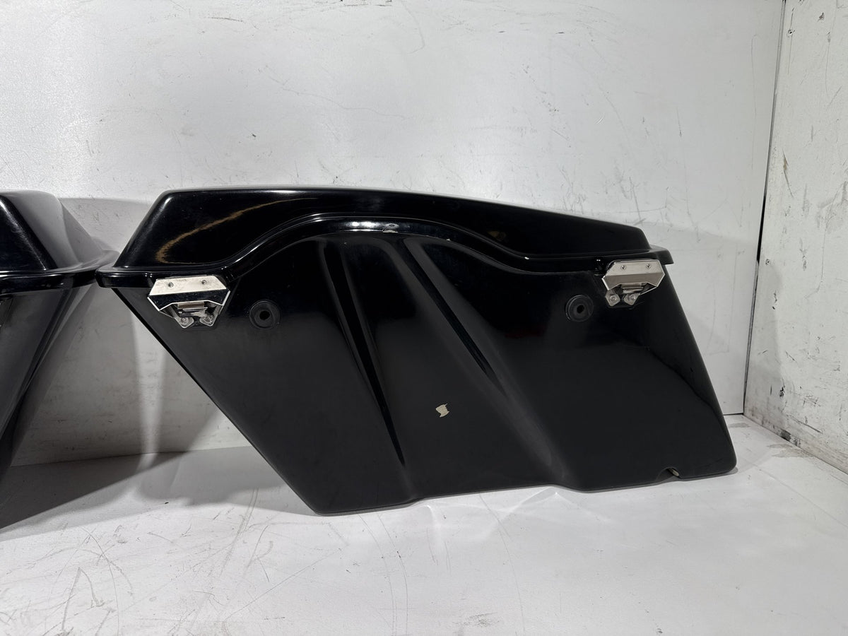 2002 Harley Electra Glide Touring FLHT OEM Left Right Saddlebags Luggage NOKey