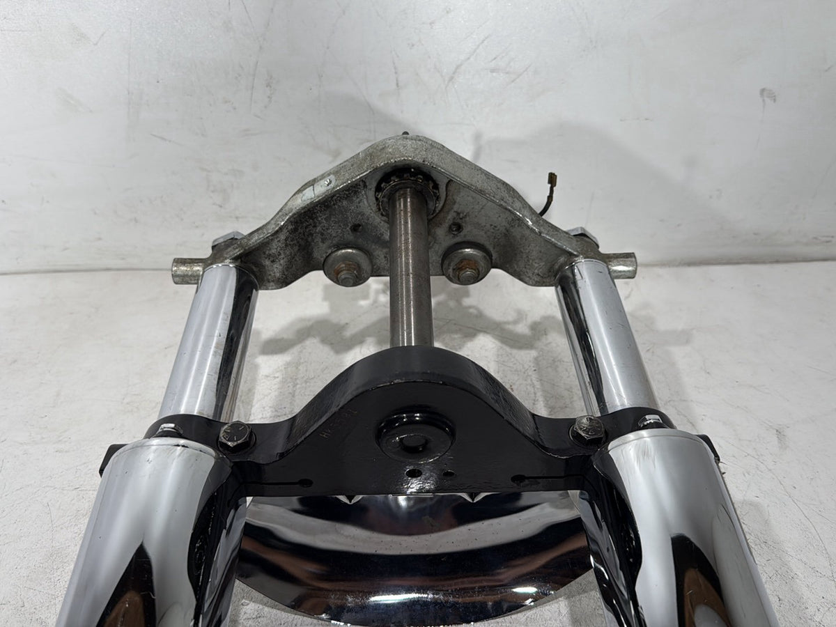 1990 Harley Electra Glide Touring Sport Front Triple Tree Set & LH RH Fork Legs Sliders