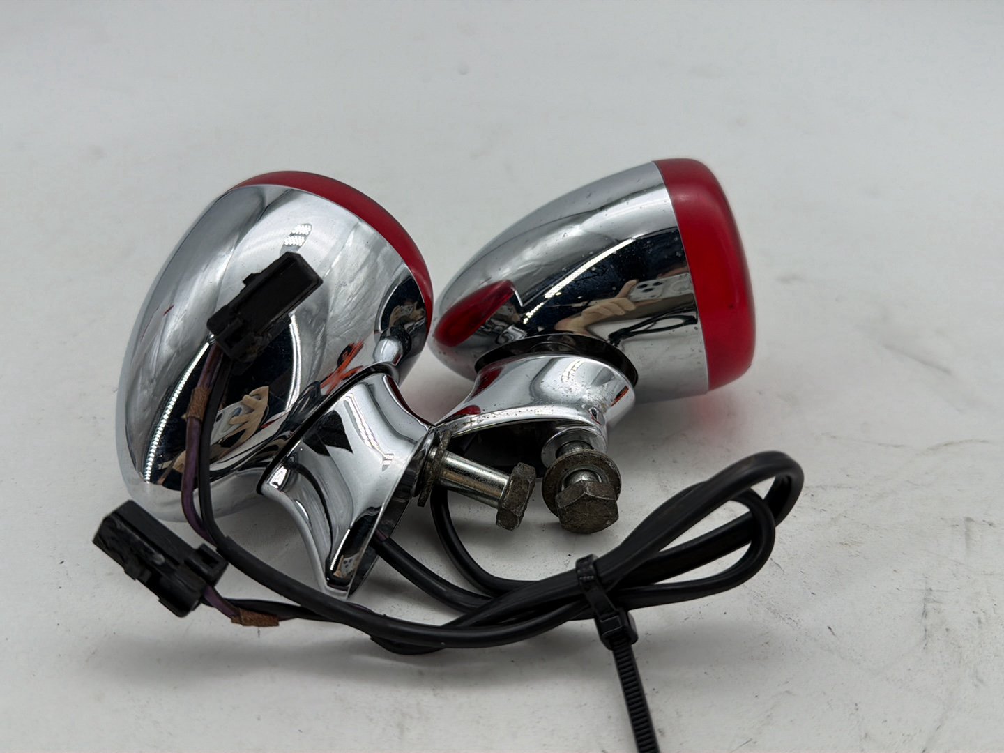 2008 Harley Dyna Fat Bob FXDF OEM Rear Left & Right Turn Signals