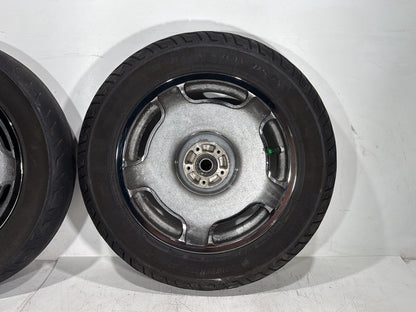 2004 Harley Road King Touring Custom FLHRSI OEM Front & Rear Wheel Rim Tire