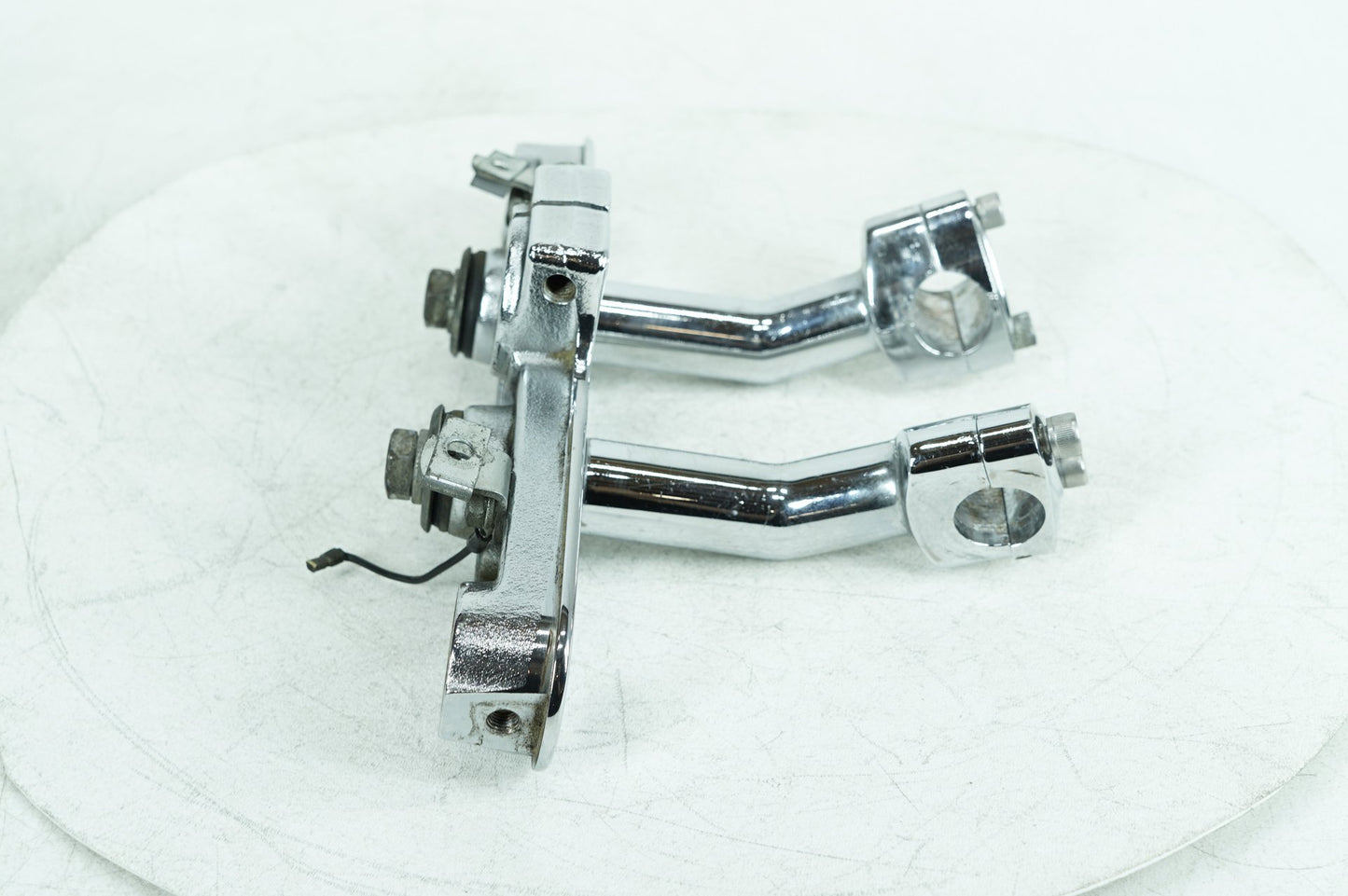 1999 - 2006 Harley-Davidson Softail Fat Boy Front Fork Upper Triple Tree Clamps  	45456-86B