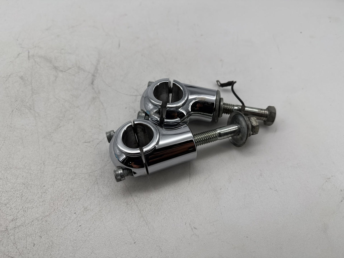 2008 Harley Softail Custom FXSTC OEM Front Handlebar Risers Riser 55984-07