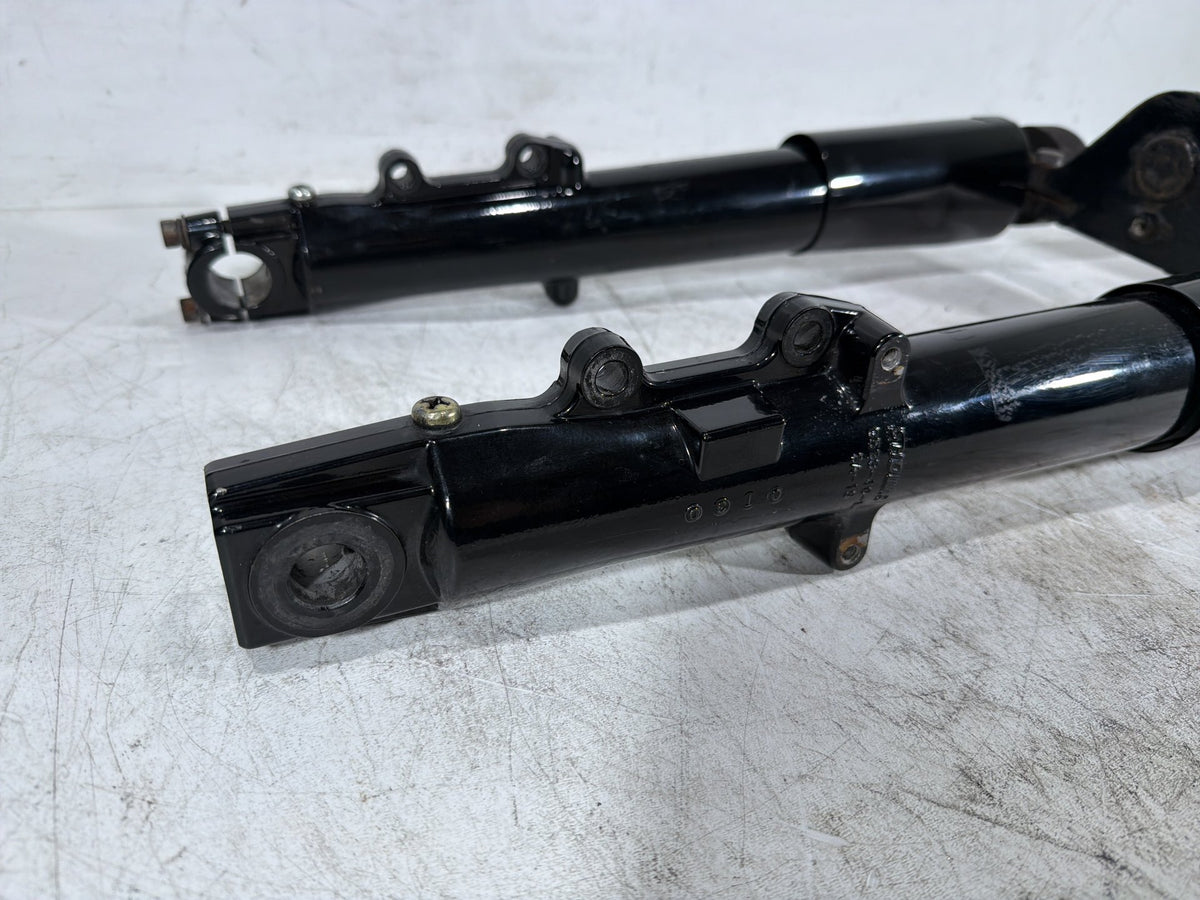 2006 Harley Electra Glide Touring Classic OEM Front Triple Tree Set & LH RH Fork Legs Sliders