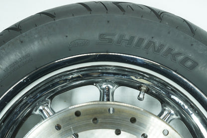 2007 - 2012 Harley-Davidson Touring CVO Electra Screamin Eagle Front Wheel Rim Tire 130/90B16