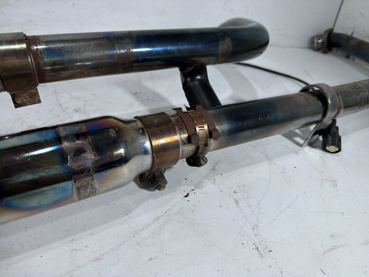 2014 Harley Softail Slim FLS OEM Exhaust Header Pipes Muffler