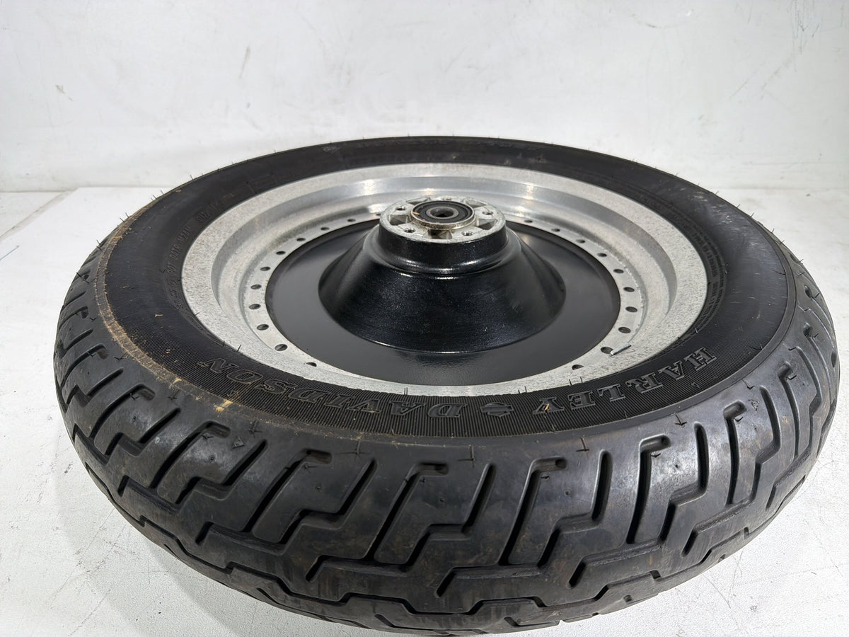 2001 Harley Fat Boy Softail FLSTFI OEM Front Wheel Rim Tire 130/90B16 16"