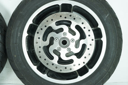 2008 - 2013 Harley-Davidson Touring Electra Police Front & Rear Wheel Rim Tire 41285-09