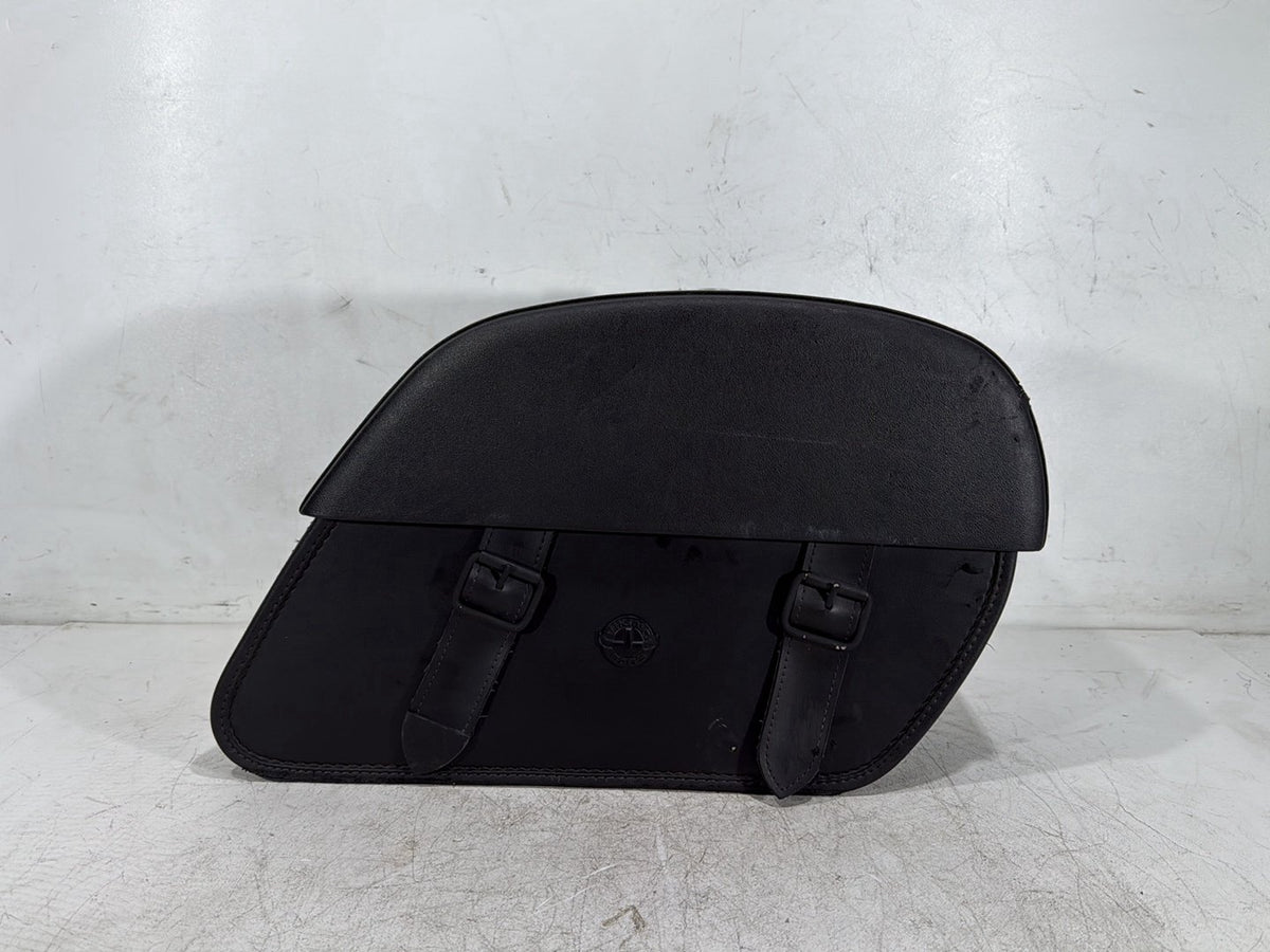 14 Harley Dyna Low Rider Rear Right 1 Saddlebag Viking Baelor Medium * NO Key *