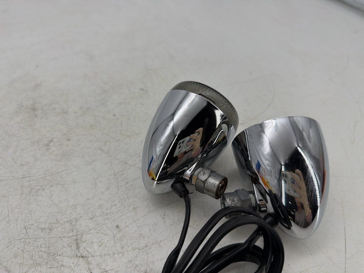 2001 Harley Softail Deuce FXSTD OEM Front Left Right Turn Signal Indicators