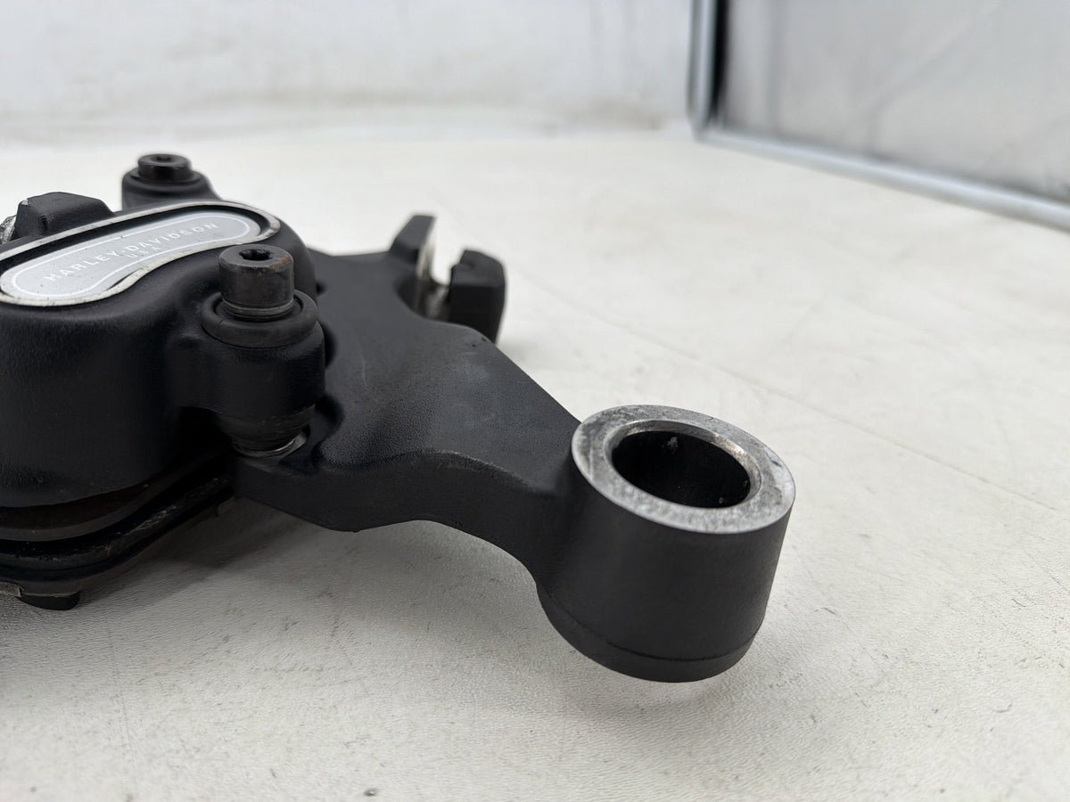 2016 Harley Dyna Fat Bob FXDF 103 OEM Rear Back Brake Caliper w/ Bracket