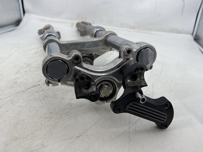 2008 Harley Sportster XL883L OEM Front Triple Tree Set &amp; LH RH Fork Legs Sliders