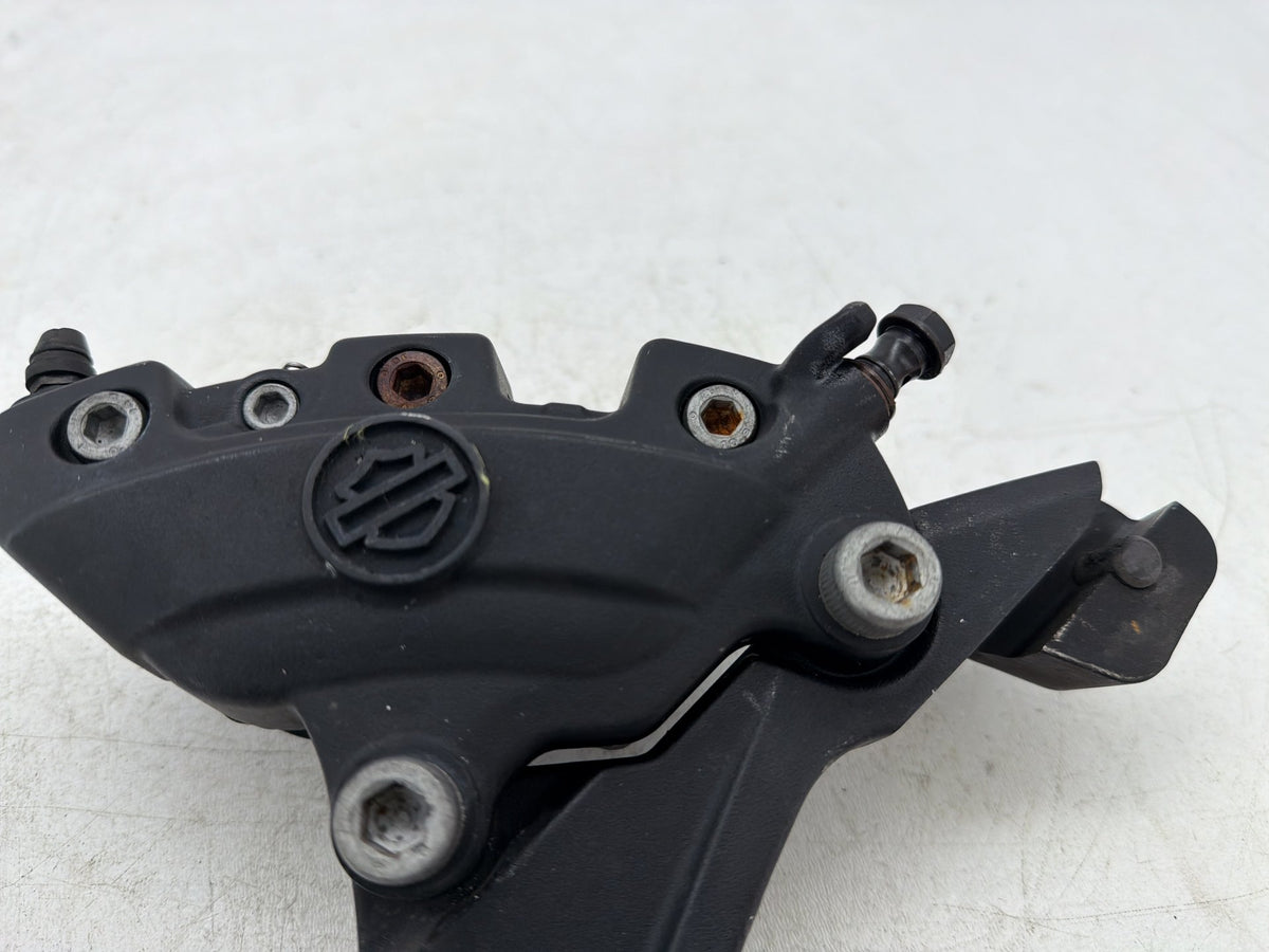 2012 Harley Street Glide Touring FLHX OEM Rear Back Brake Caliper w/ Bracket