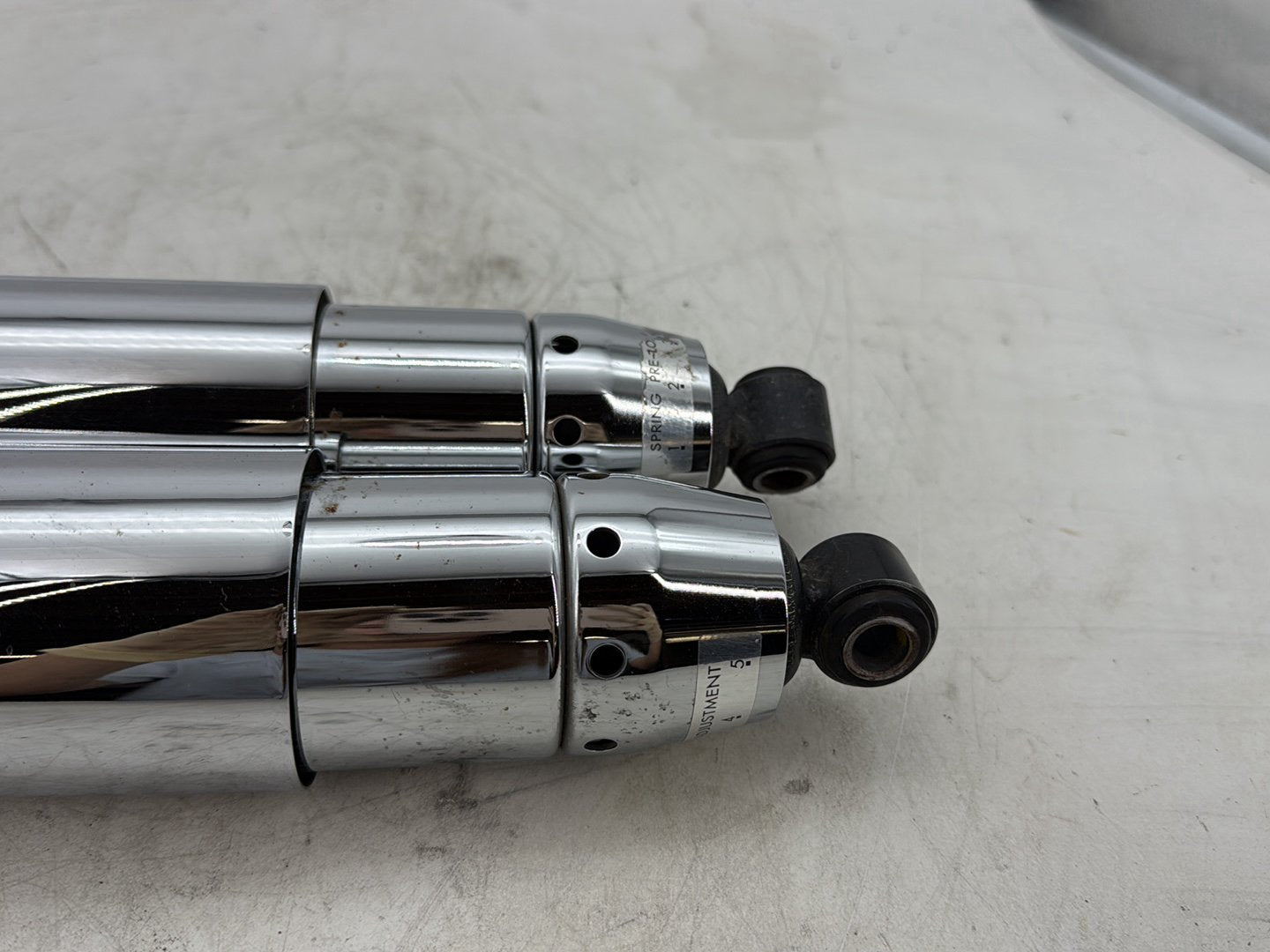 2012 Harley Dyna FXDF Fat Bob OEM Rear Left Right Shock Absorbers