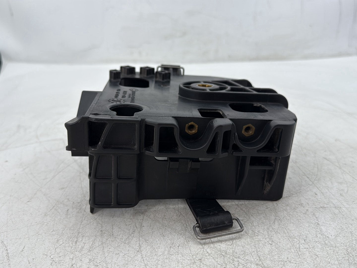 2010 Harley Dyna Fat Bob FXDF OEM Battery Tray Bracket Holder Carrier