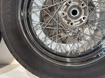1999 - 2006 Harley-Davidson Softail Heritage Front Rear Wheel Rim Tire Spoked 40700-05 , 42947-06