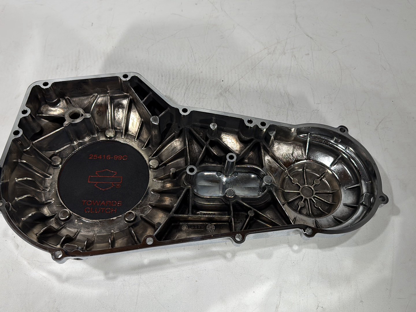 2000 Harley Dyna FXDWG Wide Glide OEM Outer Primary Clutch Cover