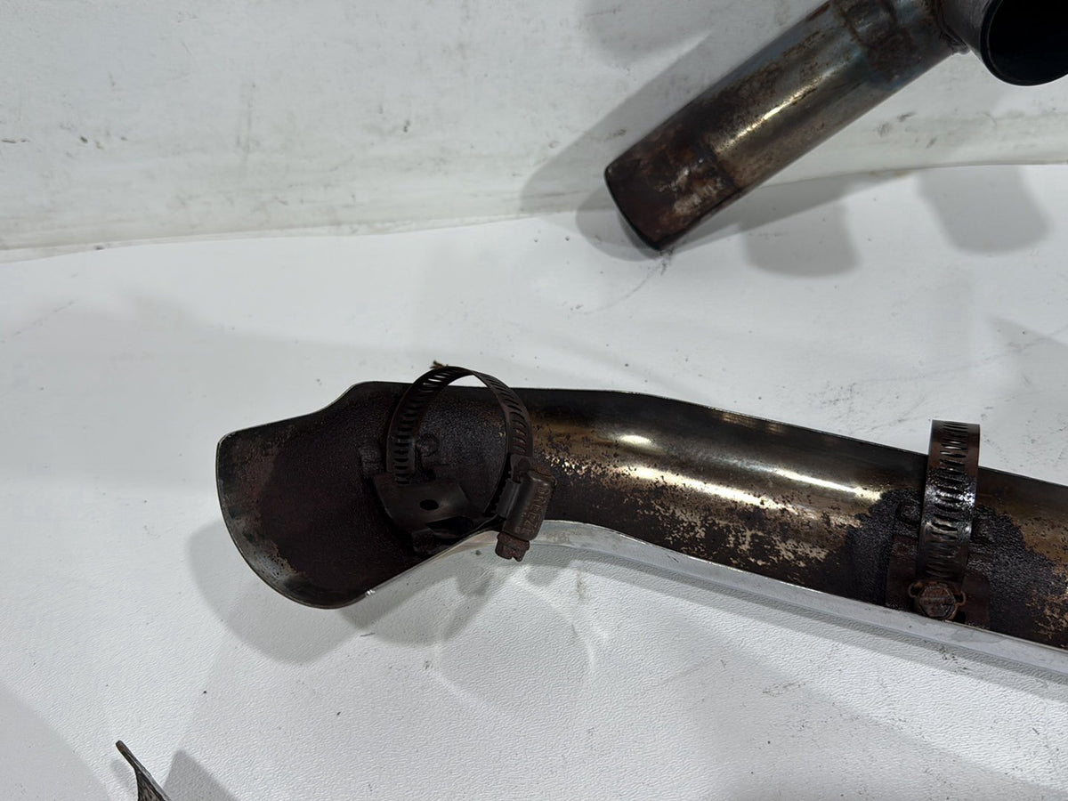 2009 Harley Road King Touring Police OEM Exhaust Header Pipes Muffler