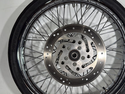 2005 Harley Sportster XL883C 883 Custom OEM Front Wheel Rim Tire Spoked