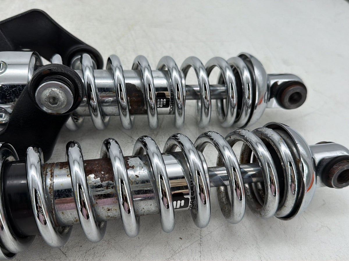 2014 Harley Dyna Low Rider FXDL Rear Left Right Shock Absorbers Progressive 14"