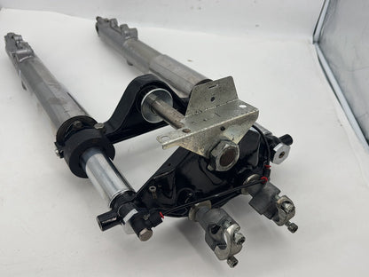1999 - 2006 Harley-Davidson Touring Electra Glide Classic Front Triple Tree Set & LH RH Fork Legs Sliders  	45446-87A