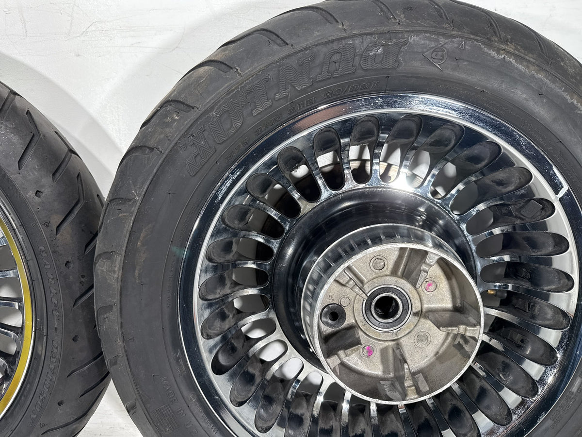 2012 Harley Electra Glide Touring Ultra OEM Front & Rear Wheel Rim Tire 16" 17"