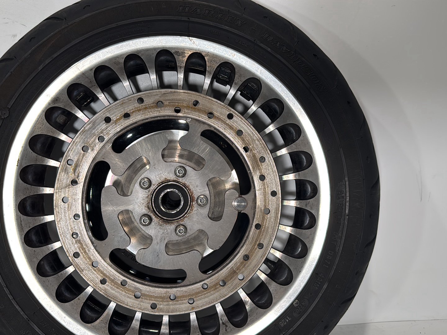 2007 - 2012 Harley-Davidson Touring Road Glide Front & Rear Wheel Rim Tire 	43493-09