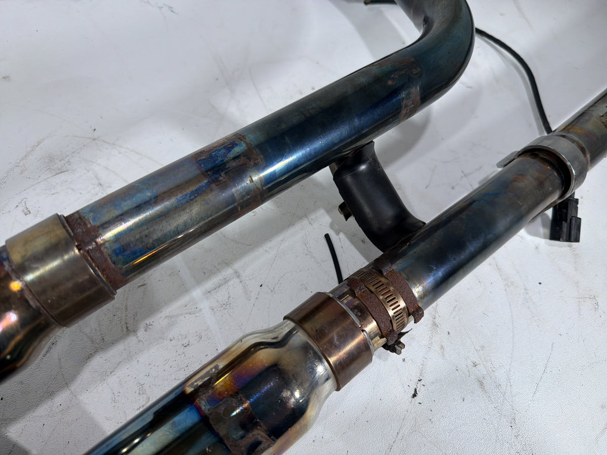 2014 Harley Softail Slim FLS OEM Exhaust Header Pipes Muffler