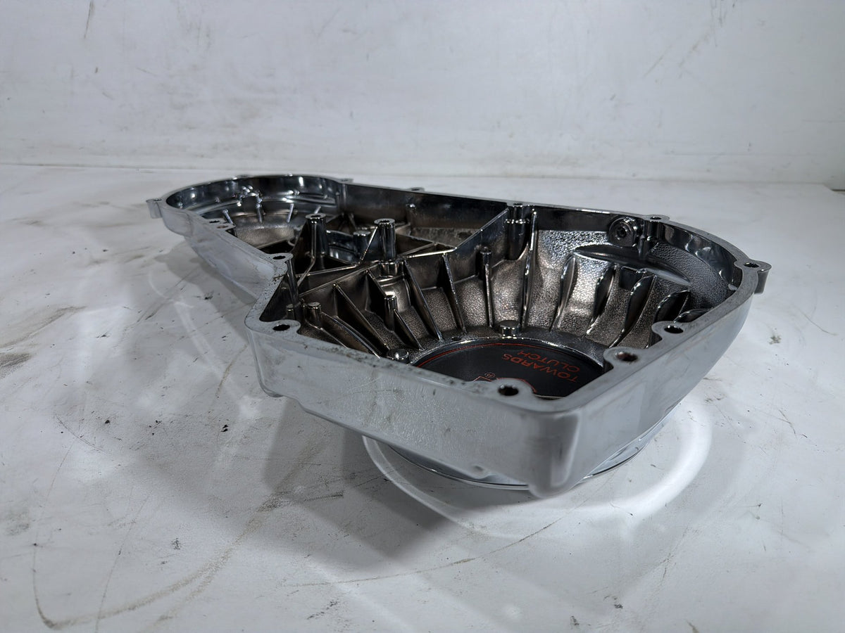 2006 Harley Softail Deuce FXSTDI OEM Outer Primary Clutch Cover SKULL