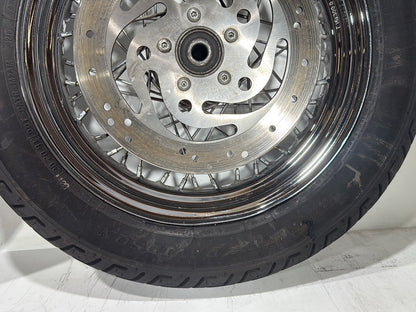 2006 Harley Softail FLSTCI Heritage Classic OEM Front Rear Wheel Rim Tire Spoked
