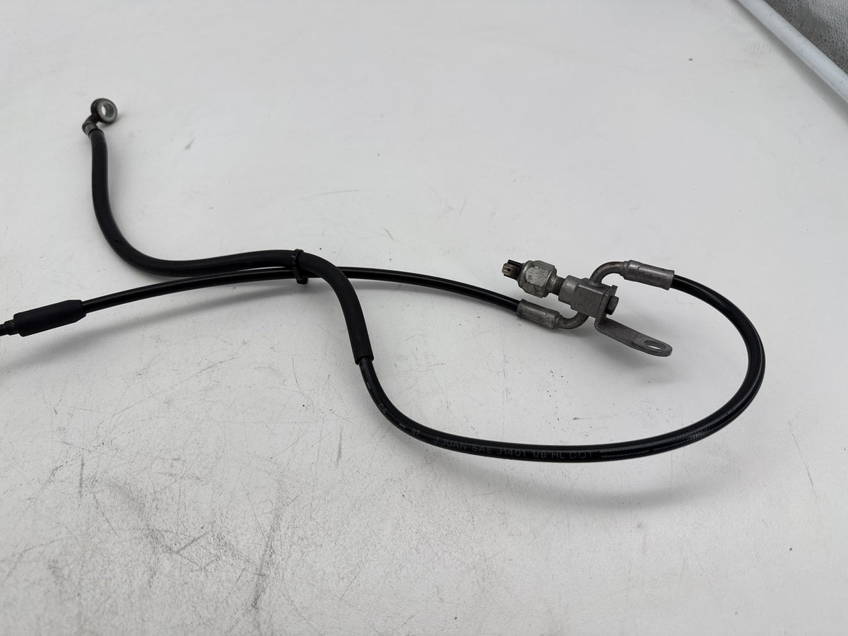2008 Harley Softail Custom FXSTC OEM Rear Brake Hose Line Pipe 42261-08A