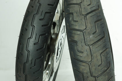 1986 - 2003 Harley-Davidson Sportster Hugger Front & Rear Wheel Rim Tire 43499-84
