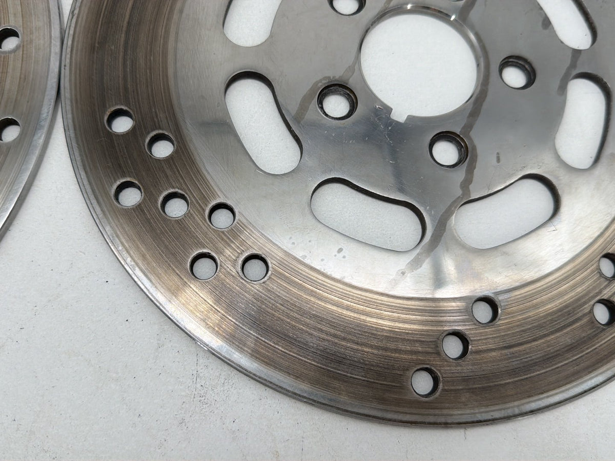 1990 Harley Electra Glide Touring Sport OEM Front Brake Rotors Disc Pair