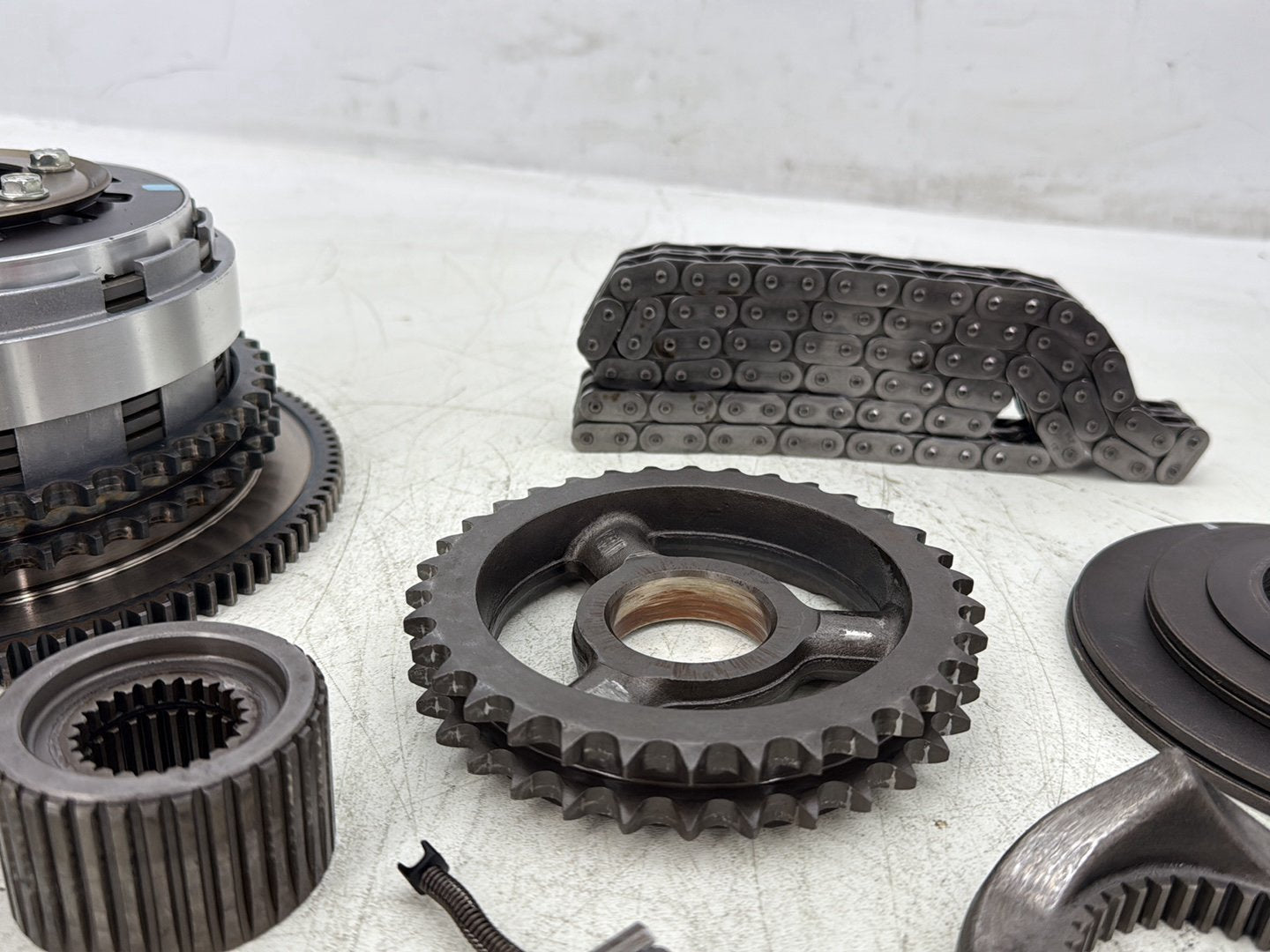 2012 Harley Dyna Super Glide Custom FXDCI OEM Clutch Basket Chain Tensioner Kit