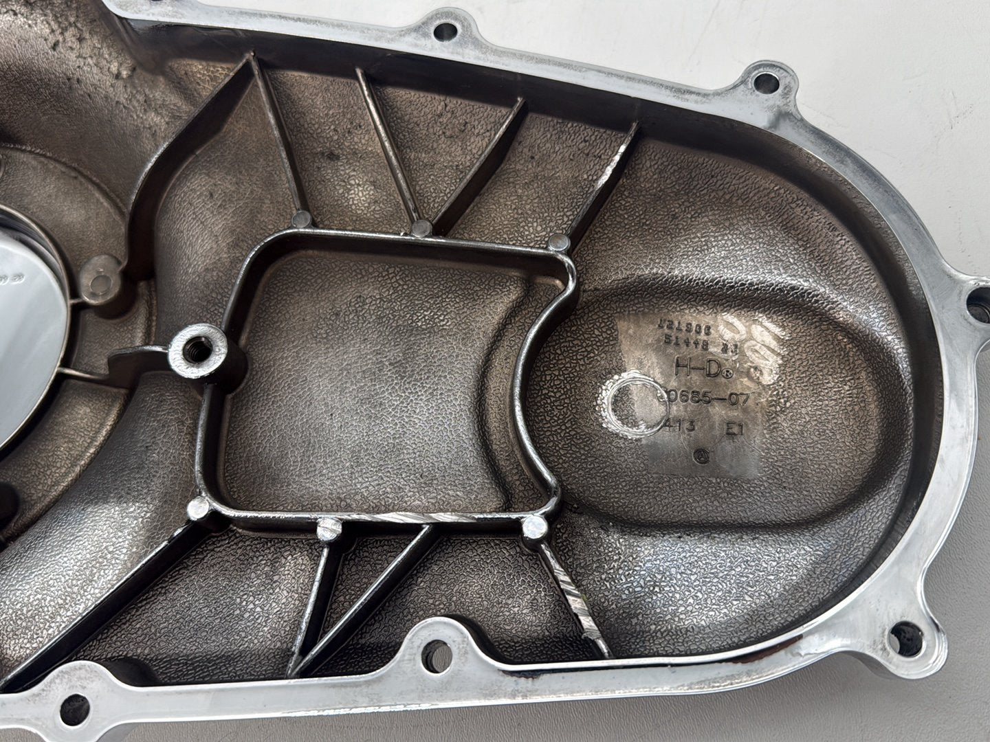 2007 Harley Touring FLHTP Electra Glide Police OEM Outer Primary Clutch Cover